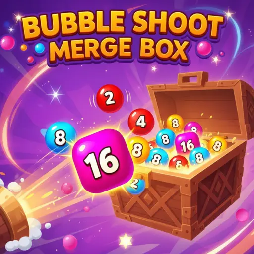Bubble Shoot Merge Box 2048