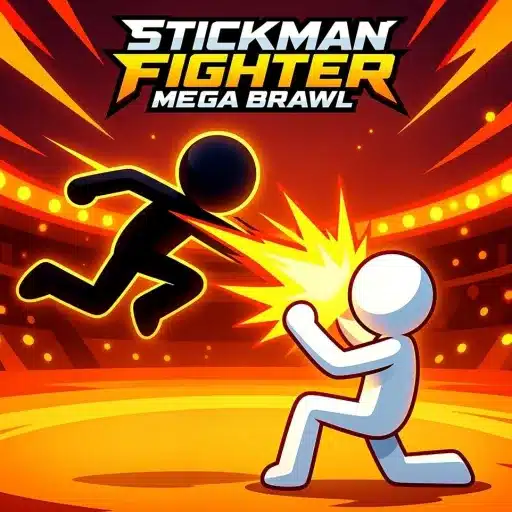 Stickman Fighter Mega Brawl